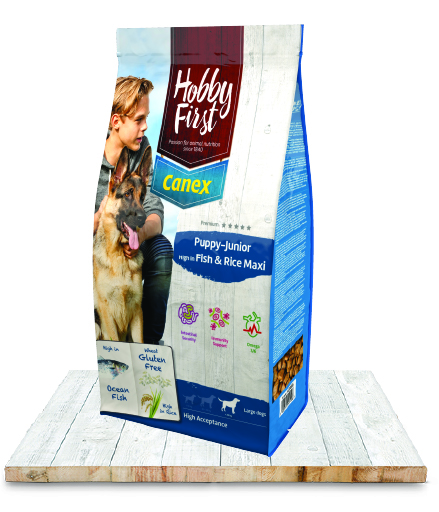 HobbyFirst Canex Puppy-Junior High in Fish & Rice Maxi