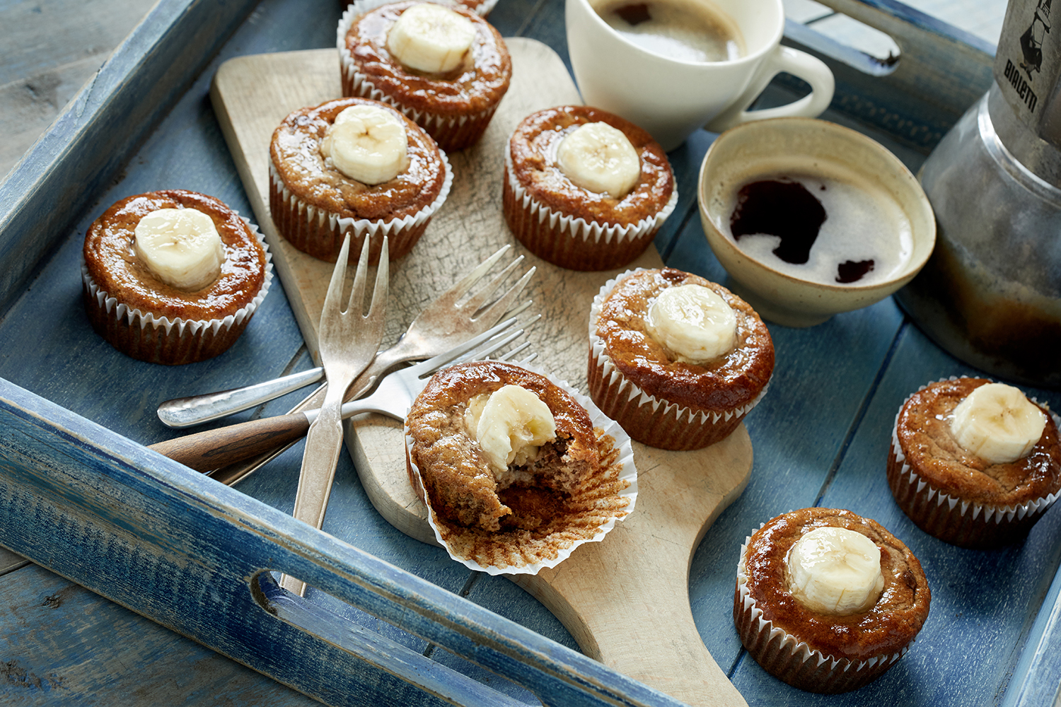 Bananenbroodmuffins - Aveve