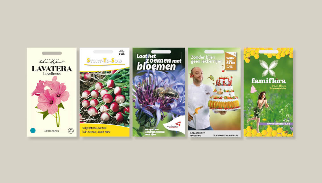 Gepersonaliseerde zaadzakjes in uw huisstijl