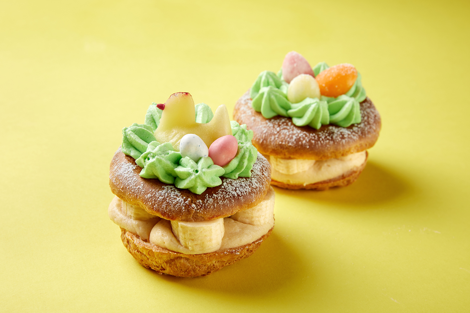 Donuts de Pâques fourrés