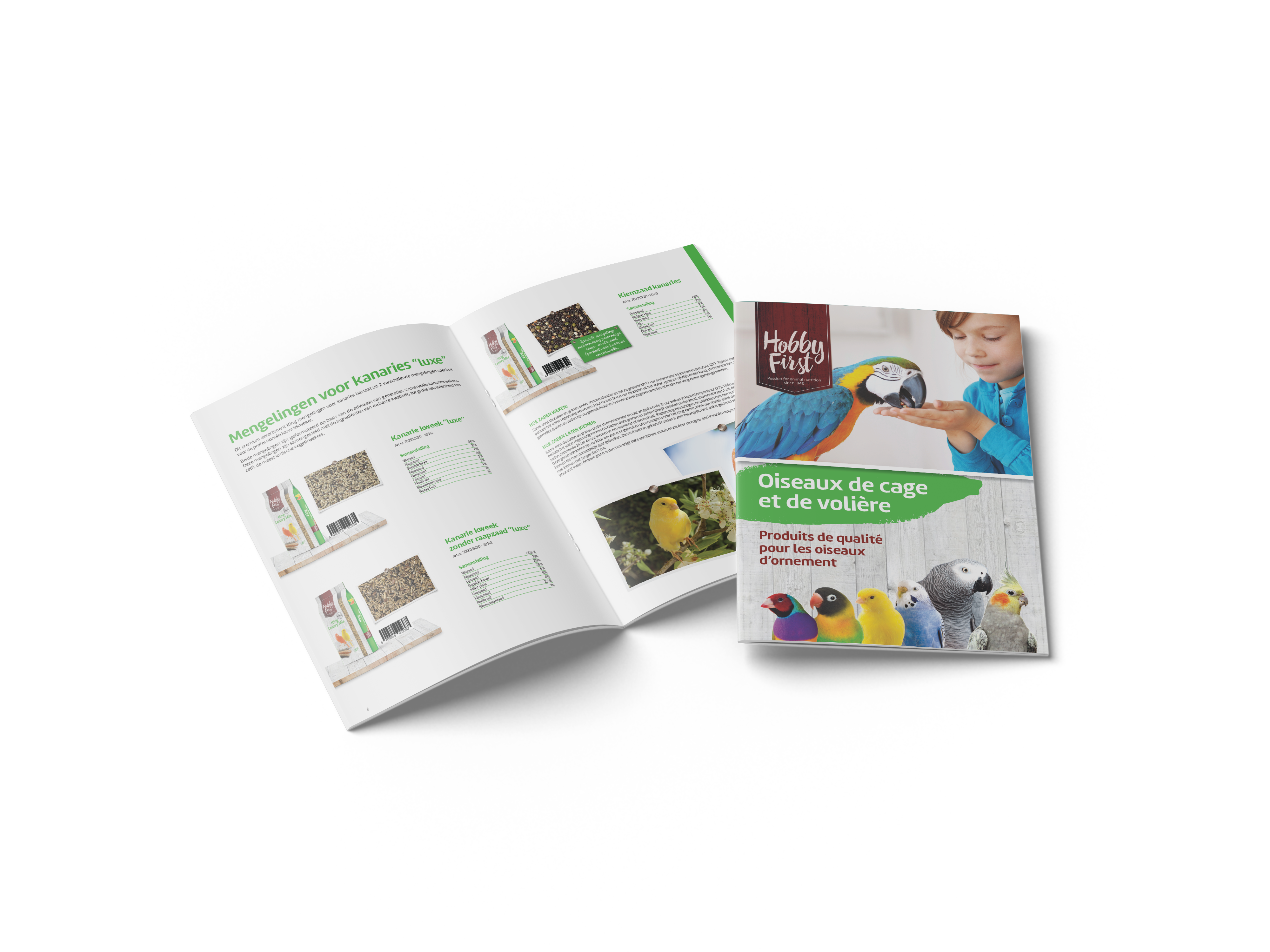 Découvrez notre gamme complète pour les oiseaux de cage et de volière !