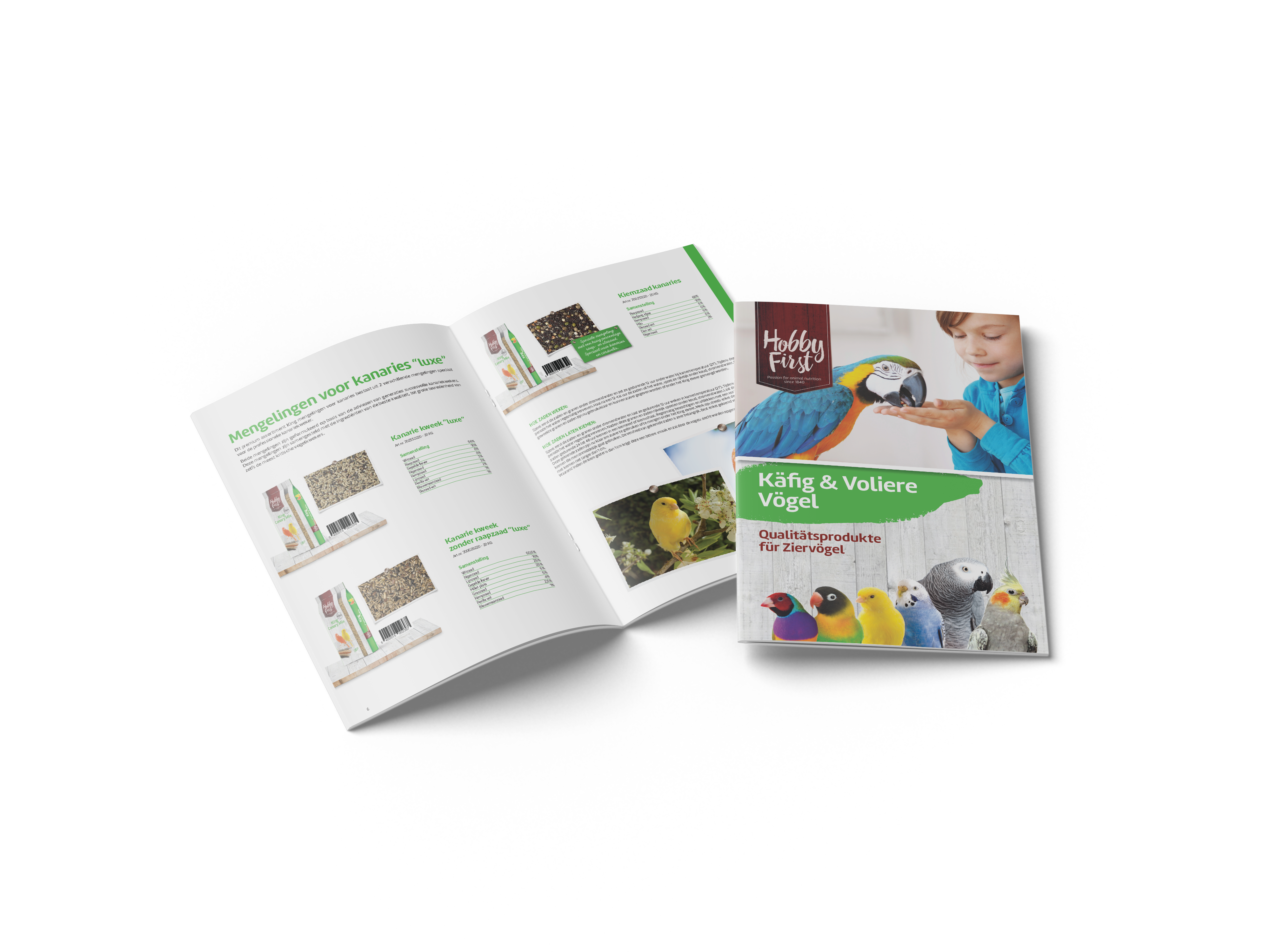 Entdecken Sie unser komplettes Sortiment für Käfig- und Volierenvögel!