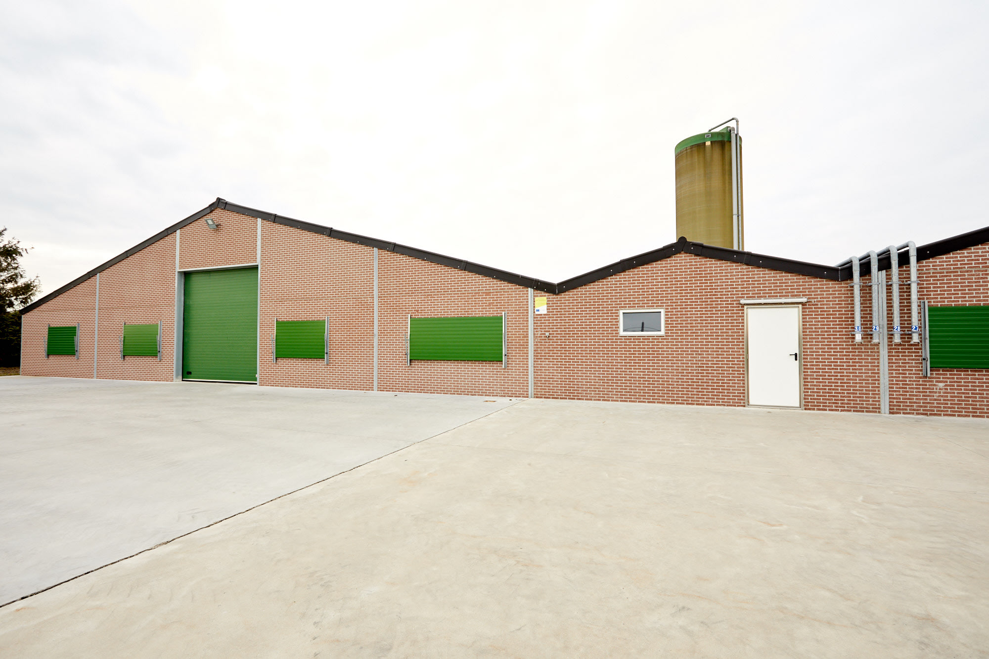 Emissie-arm stalsysteem