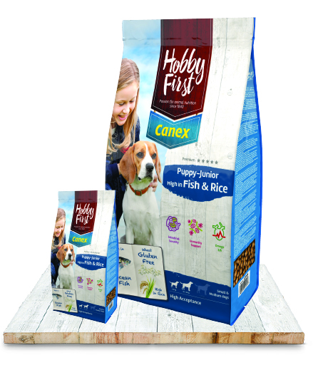 HobbyFirst Canex Puppy-Junior High in Fish & Rice