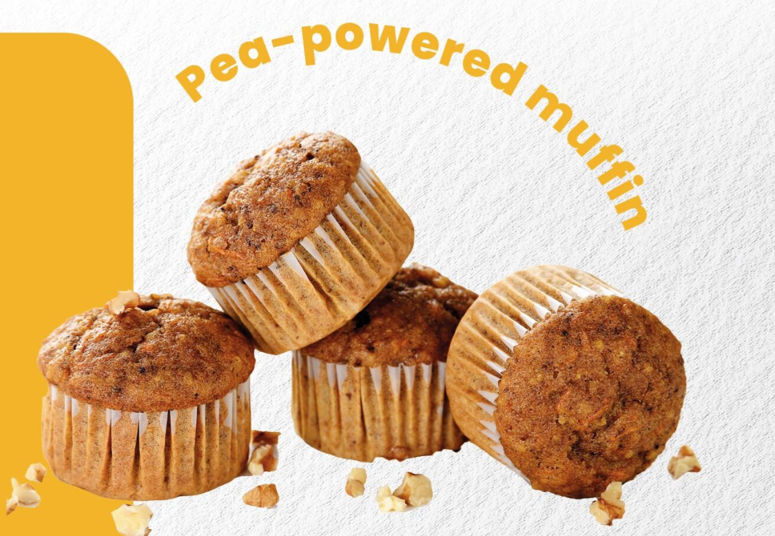 pea powered muffin