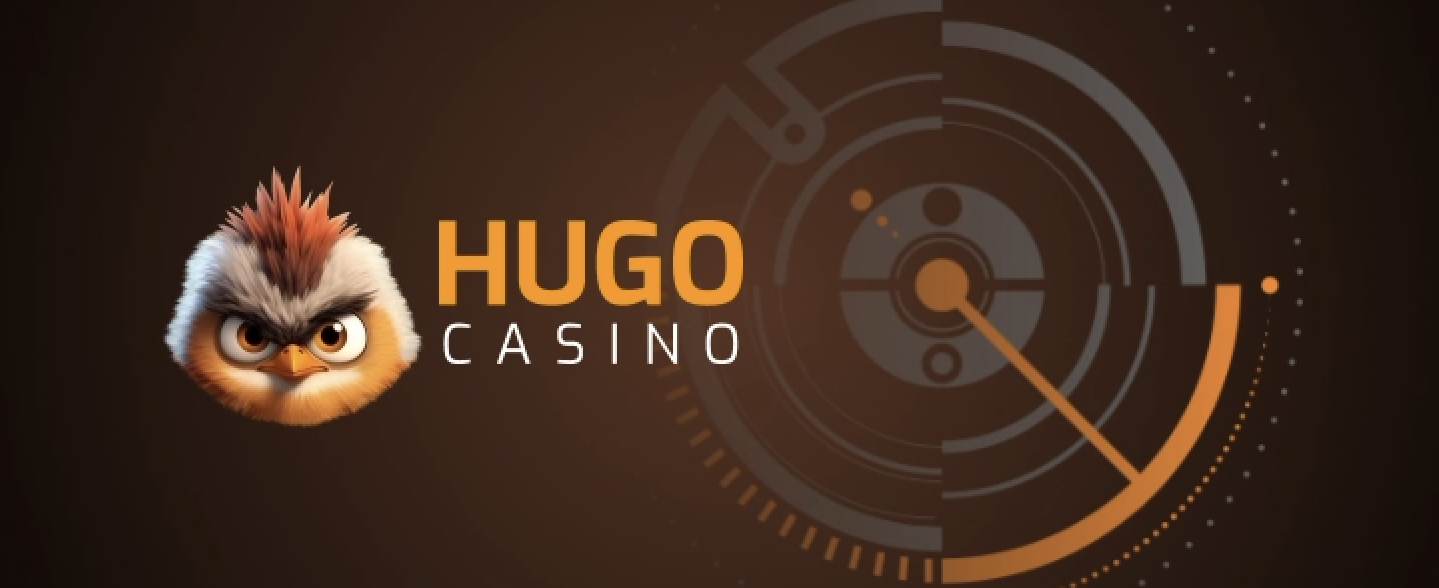 Hugo Casino logo og interface