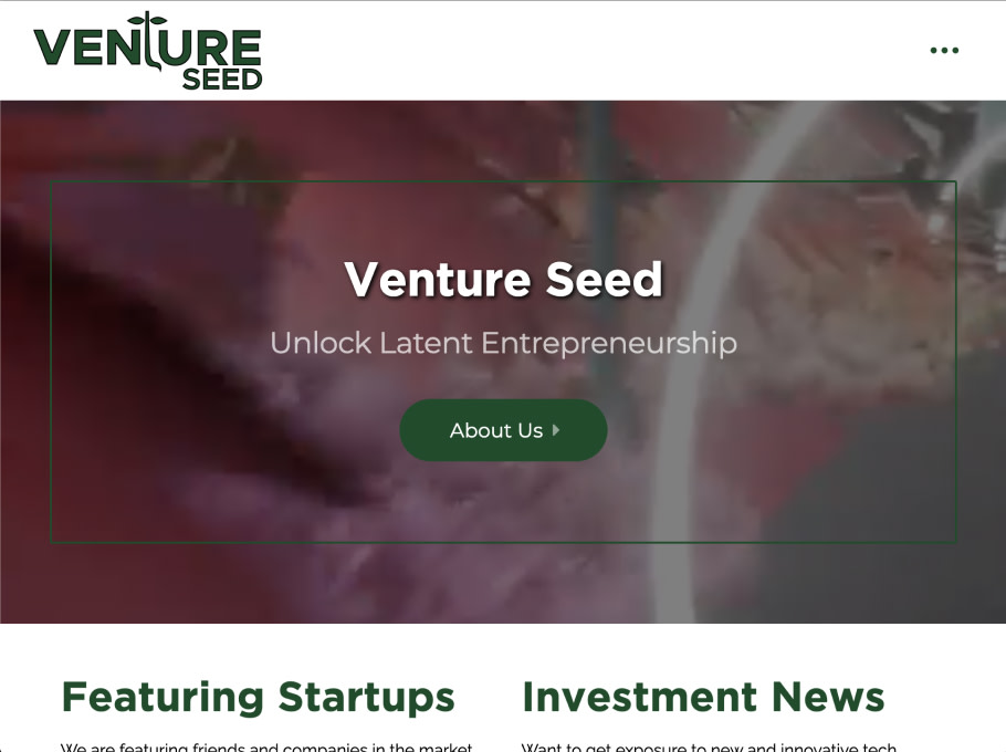 ventureseed.upsy/, built with Handshake by upsy.