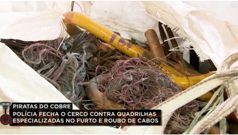 BH REGISTRA MÉDIA DE 6 KM DE FIOS DE COBRE FURTADOS DIARIAMENTE