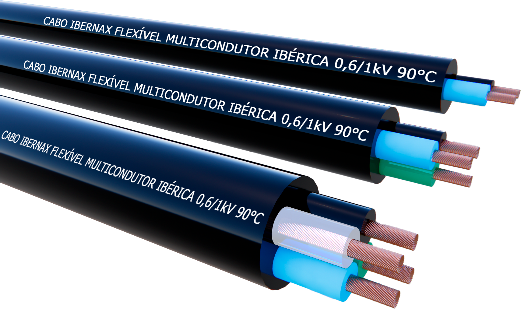 Cabo Ibernax Flexível Multicondutor 0,6/1 kV HEPR 90ºC 