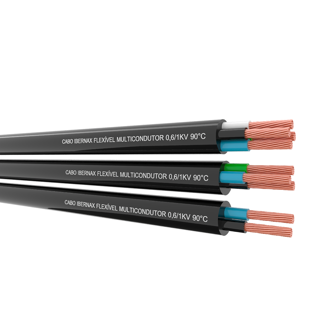 Cabo Ibernax Flexível Multicondutor 0,6/1 kV HEPR 90ºC 