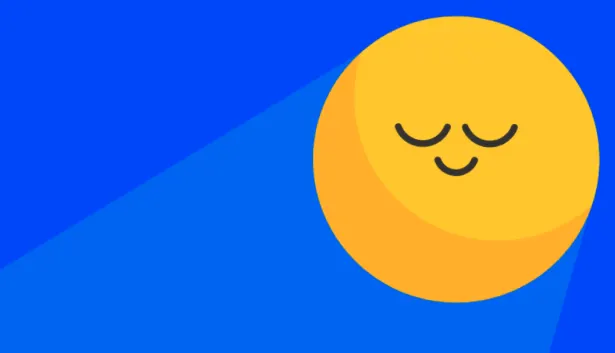 Mindfulness - Smiling Yellow Dot Spotlight