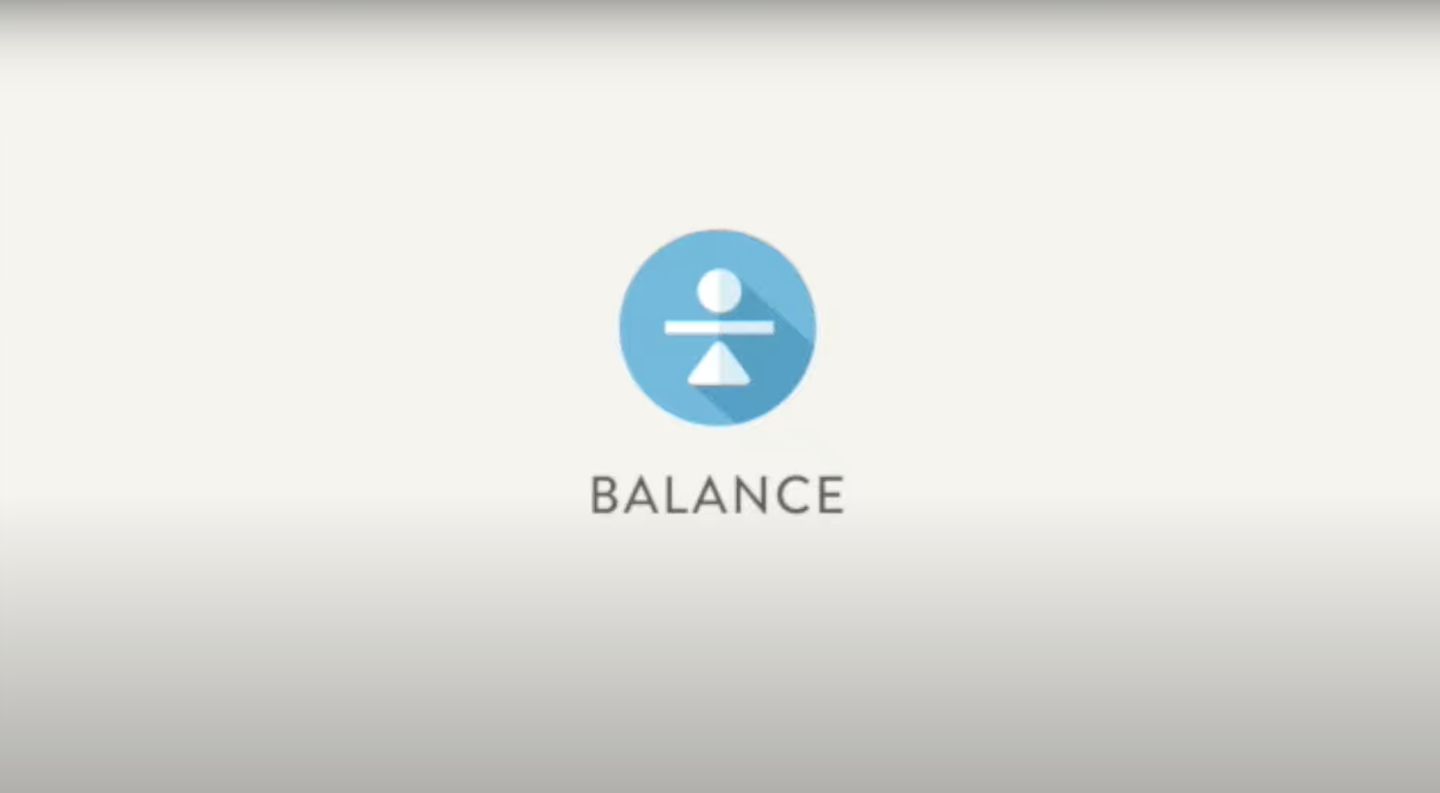 Balance: How to be less reactive 