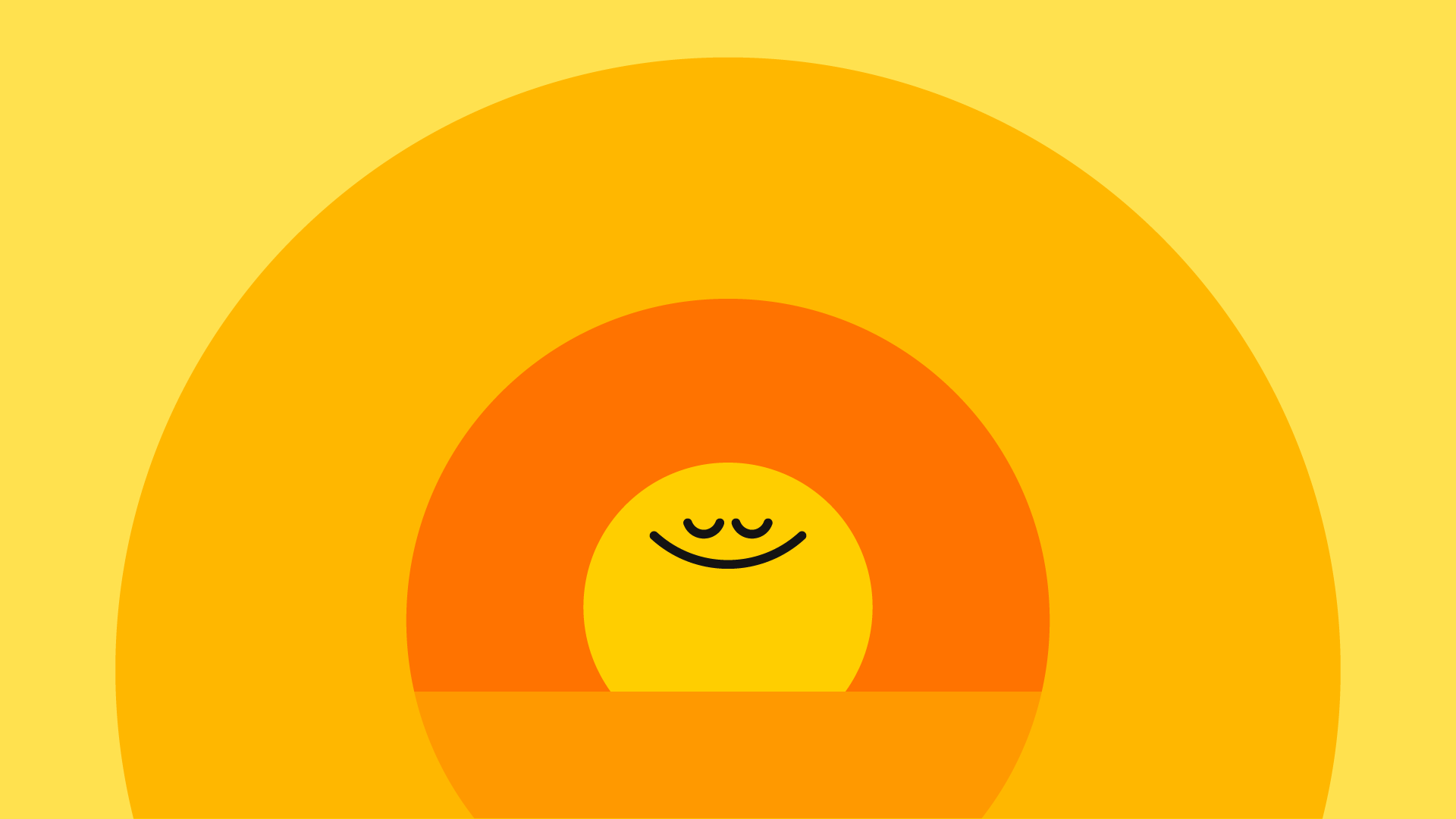 Orange smiling face