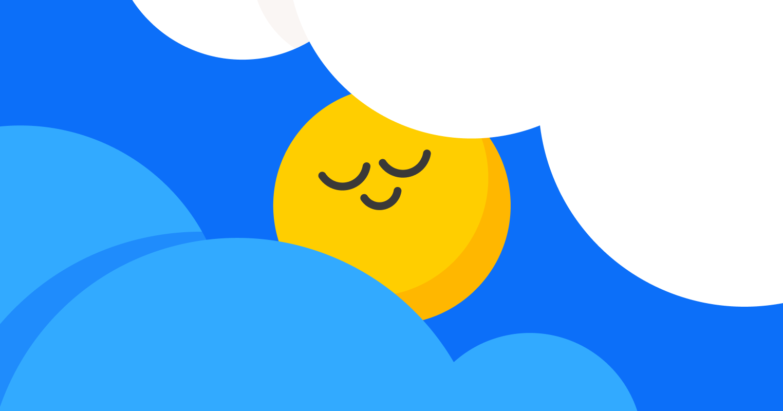 Simple Cute Cartoon Sleeping Moon GIF Animation PNG Images