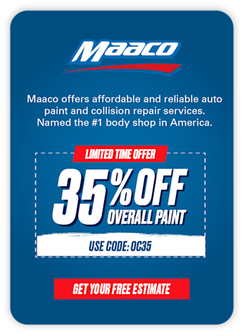 35% off overall paint - Maaco