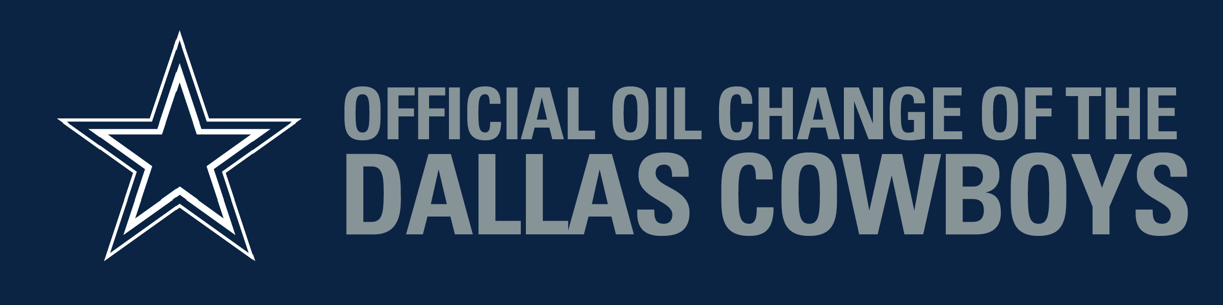 Official oil change of the Dallas Cowboys