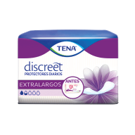 Protector diario TENA Discreet Extralargos