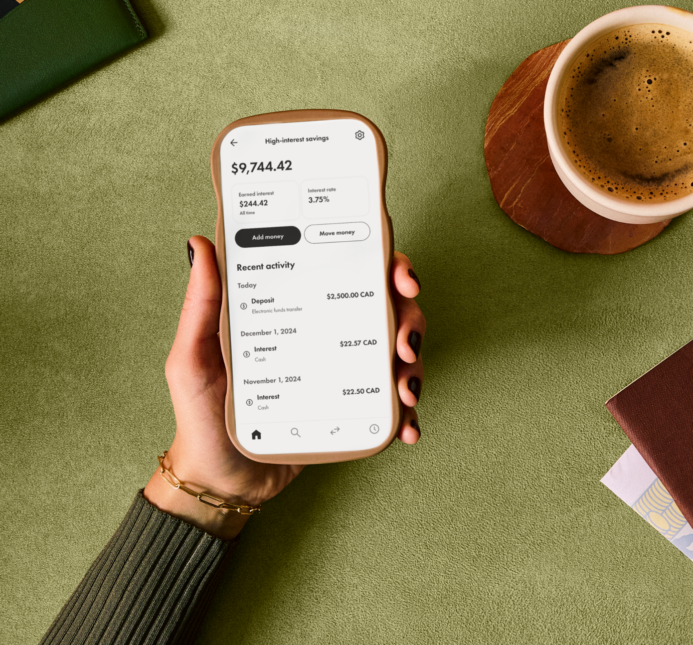 【SALE】Savings ACCOUNT REGISTER アイボリーボード付 Registered Savings account | Wealthsimple