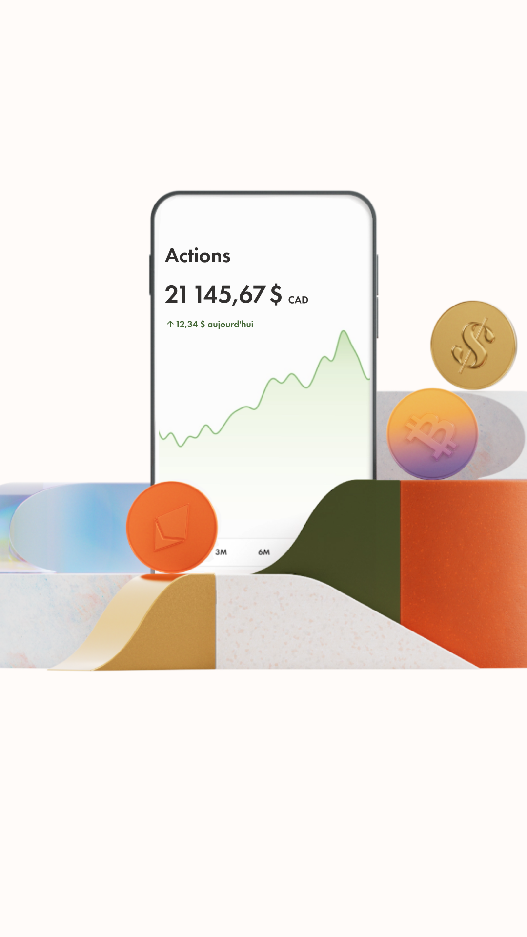 Annonce de la nouvelle application Wealthsimple. Les actions et FNB, la crypto, Cash et les placements gérés, maintenant tous dans un seul endroit simple d’utilisation.