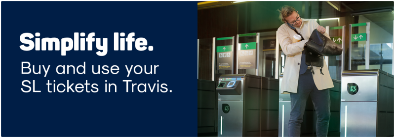 Simplify life. Buy and use your Sl ticket directly in Travis.