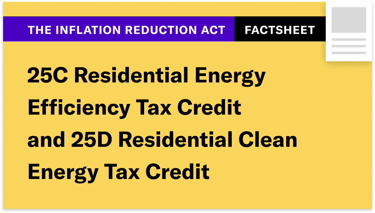 IRA Fact Sheets — Rewiring America