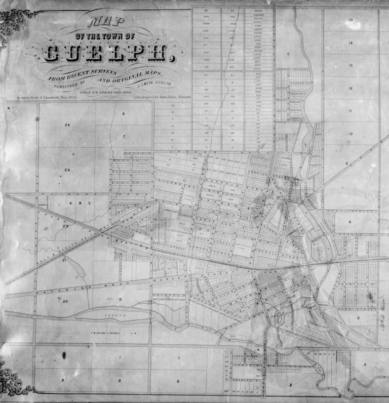 Guelph Map City Street Map Of Guelph