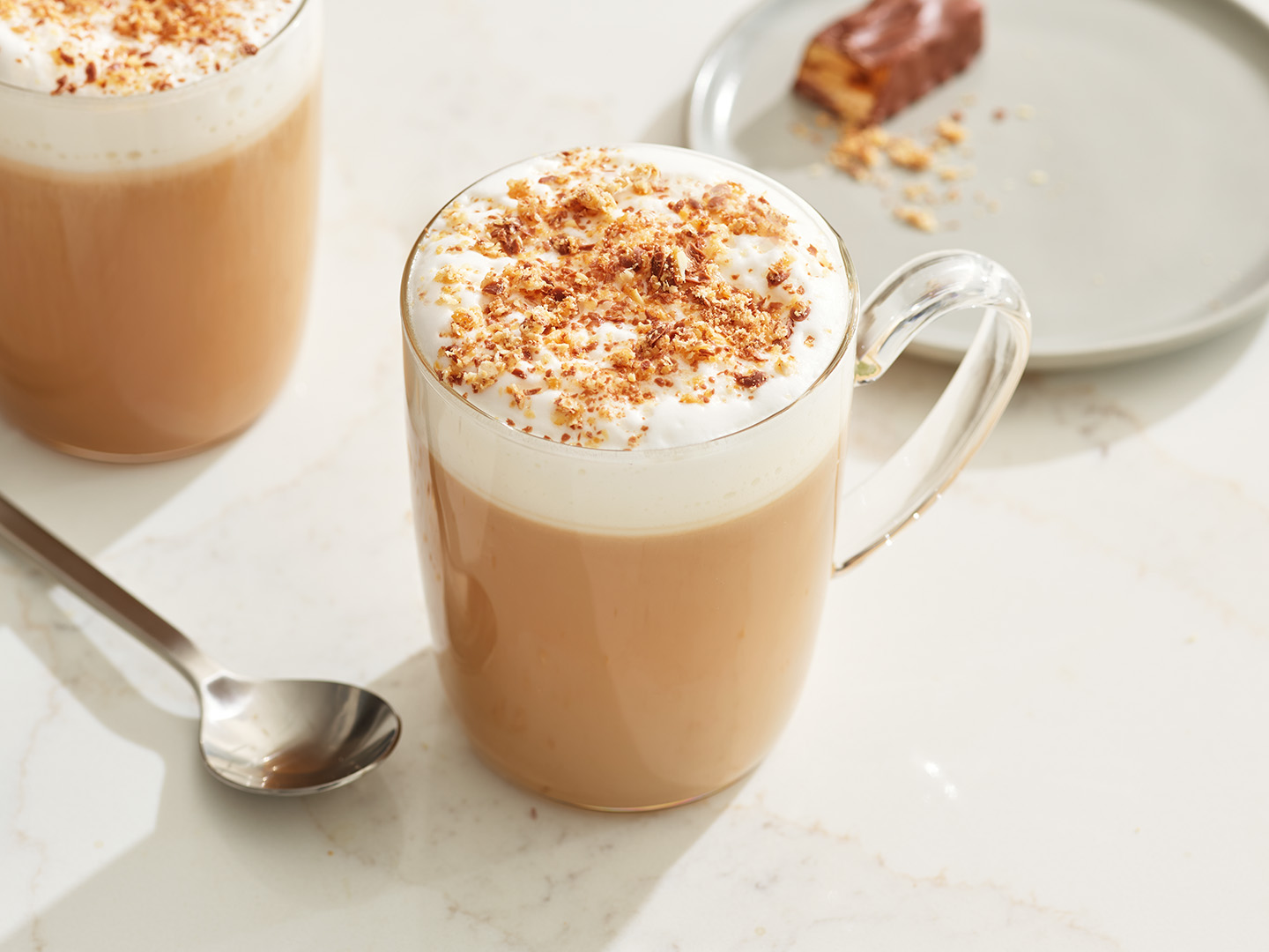 Latte The Original Donut Shop® SNICKERS® Flavored Latte Recipe | Keurig
