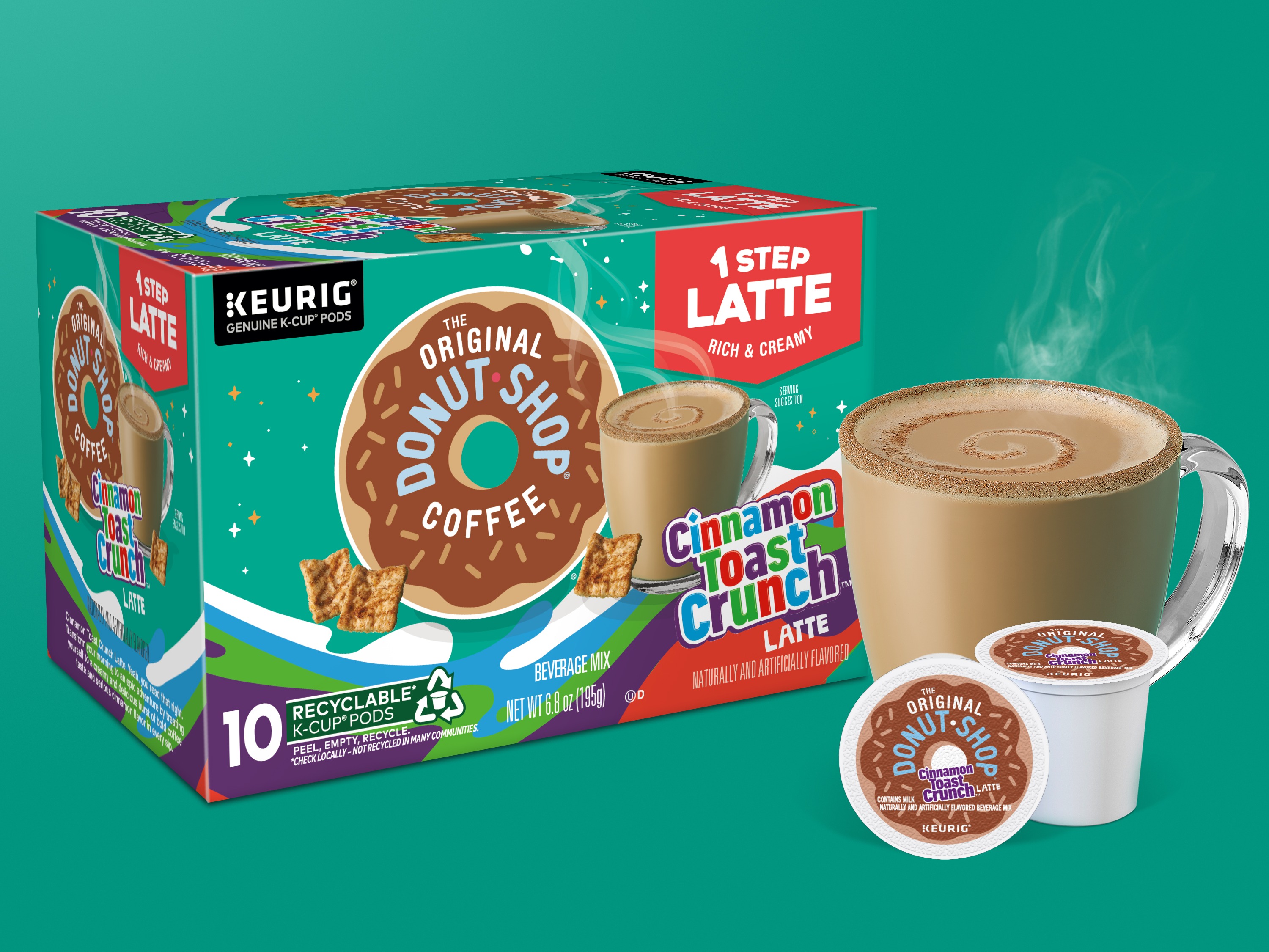 The Original Donut Shop® Cinnamon Toast Crunch™ One-Step Latte