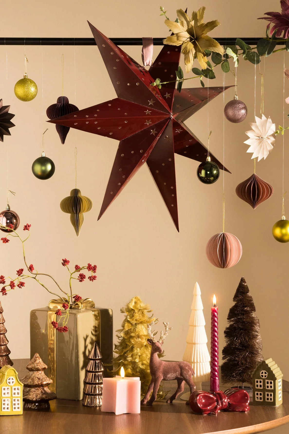 Feestelijke kerstdecoratie