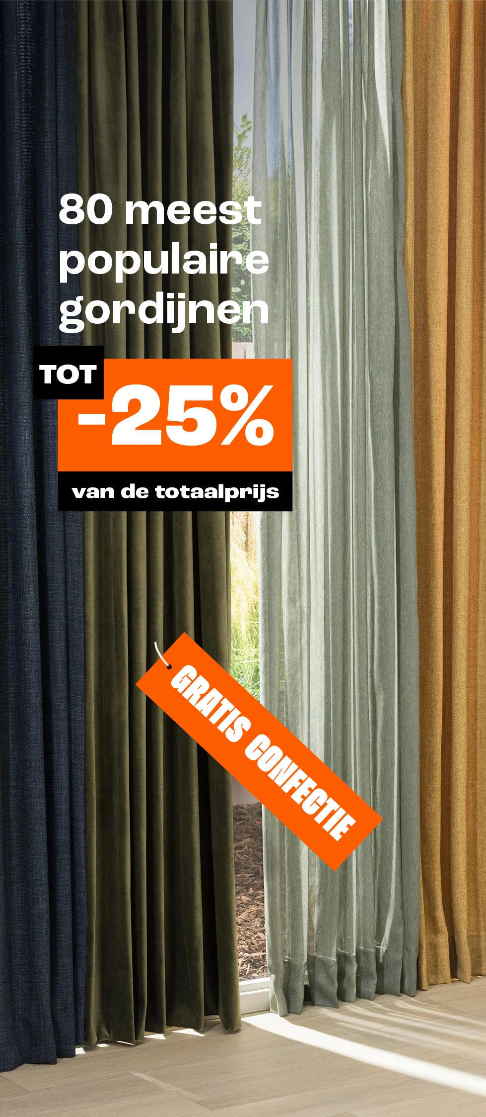 80 meest populaire gordijnen gratis confectie