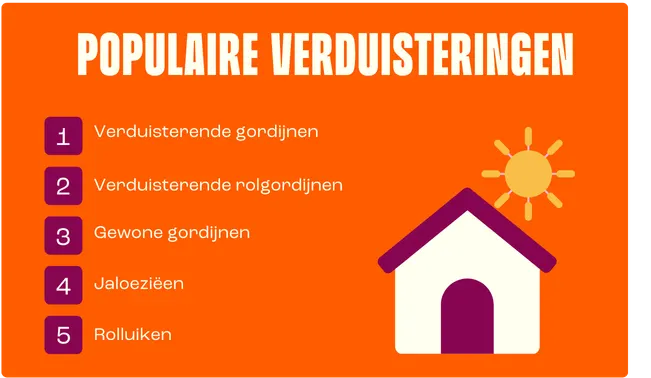Populaire verduisteringen voor je raam