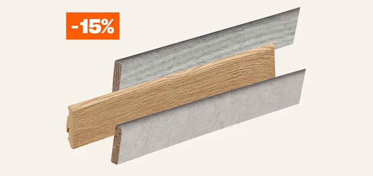 15% korting op plinten