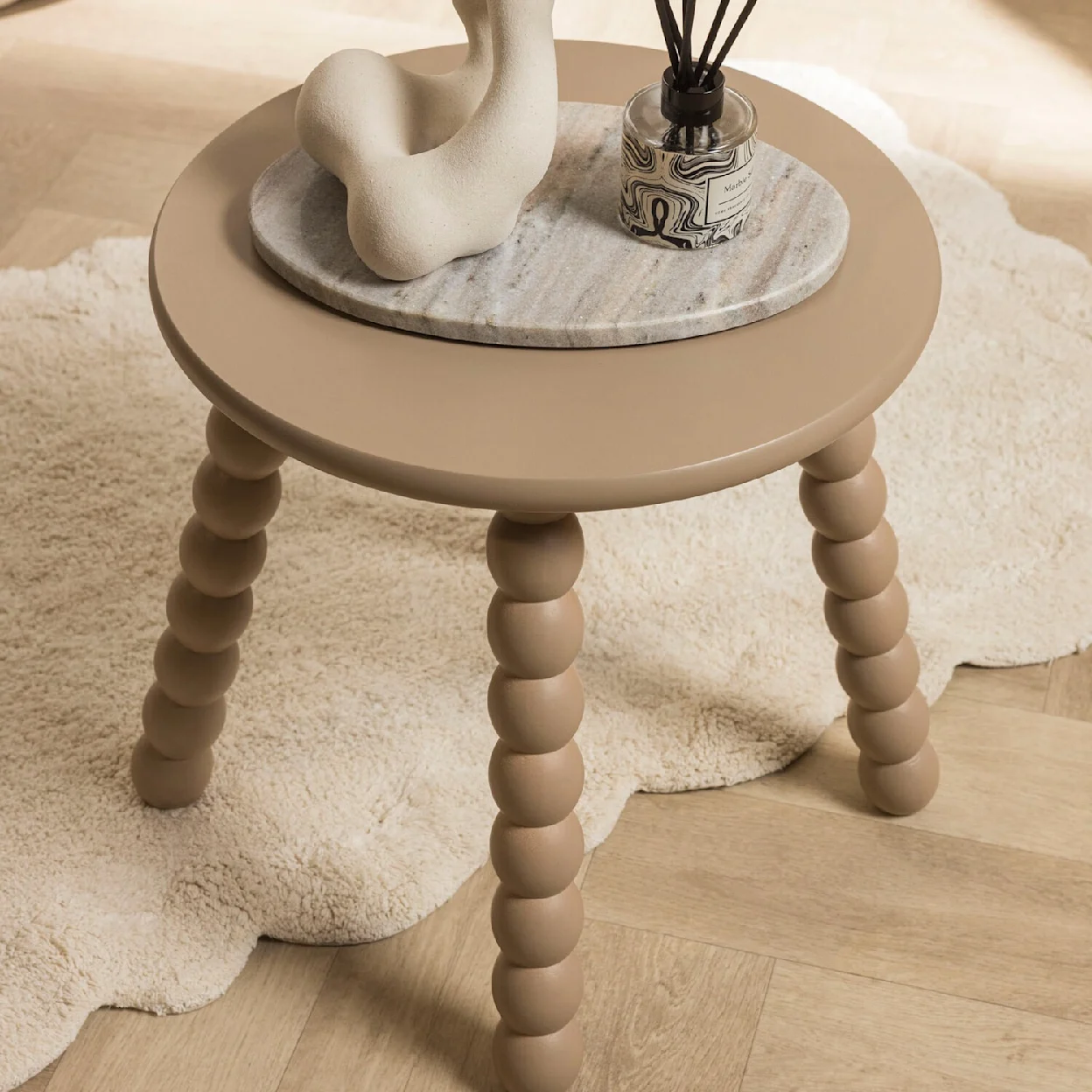 Vloerkleden met scalloped rand