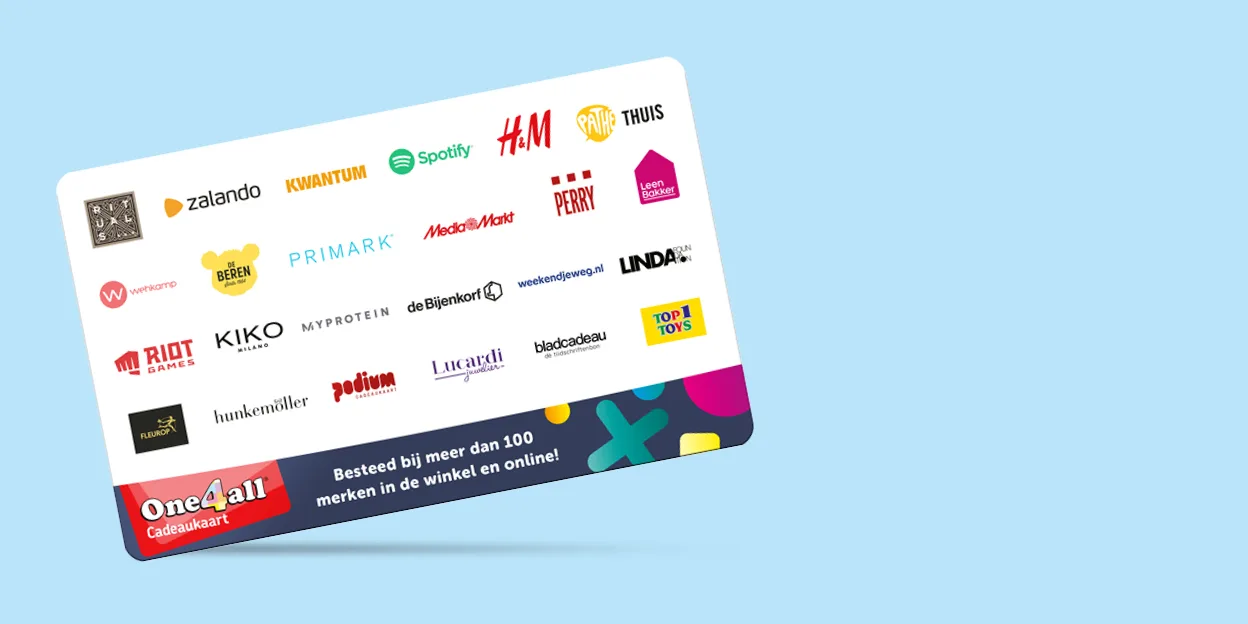 Ga naar informatie over de One4all cadeaukaart.