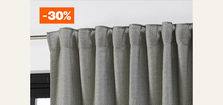 Kant-en-klaar gordijnen Eva, Lizette, Pieter, Hanna 30% korting