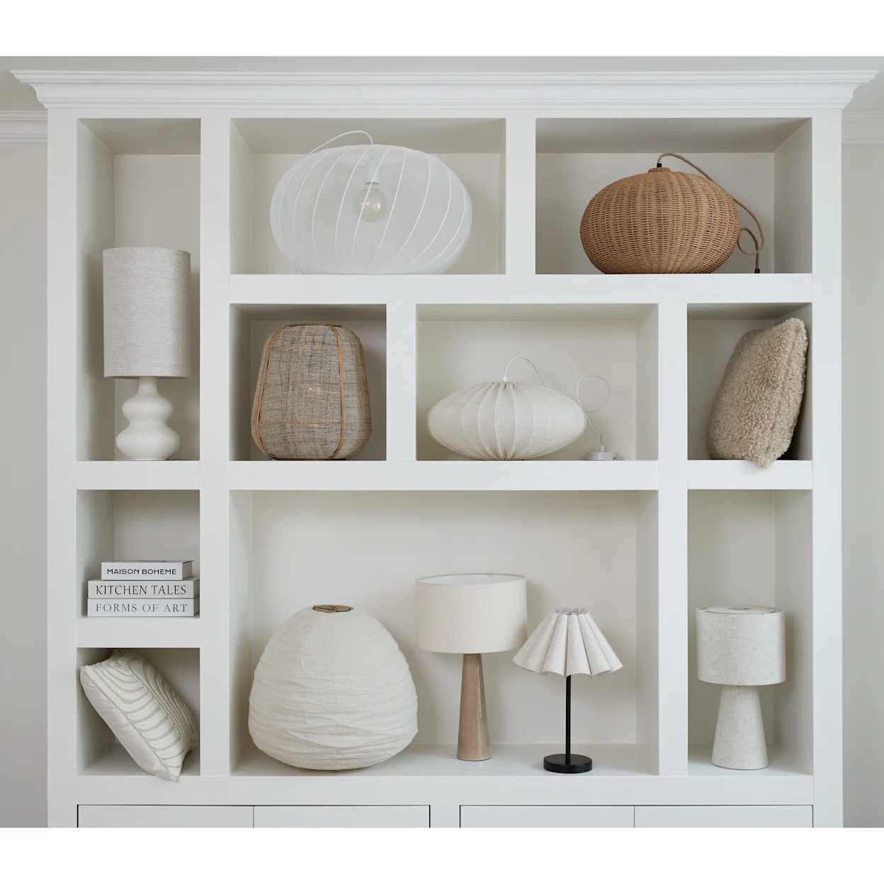 Diverse lampen in Scandinavische stijl