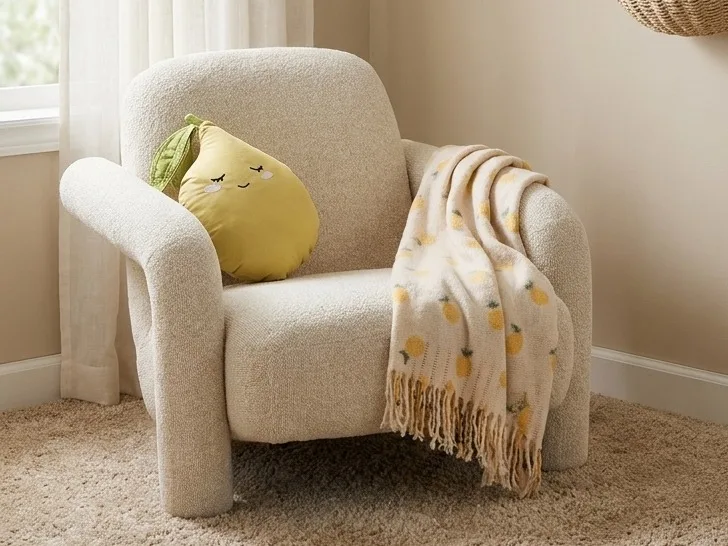 Witte fauteuil