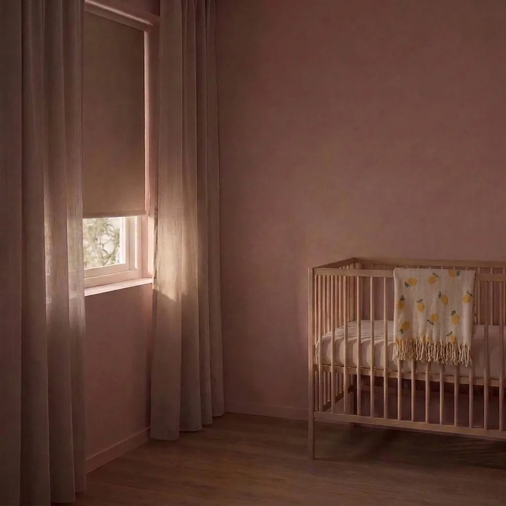 Rolgordijnen voor babykamer