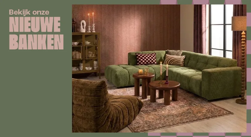 Bekijk onze nieuwe banken collectie