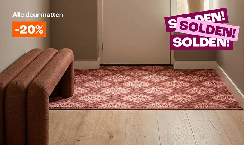 20% korting op alle deurmatten