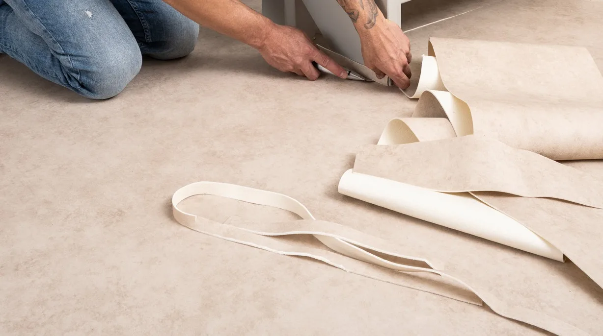 Vinyl vloer zelf inmeten en leggen