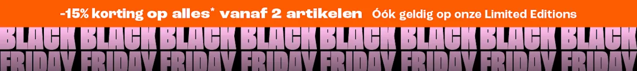 Smalle banner Black friday acties