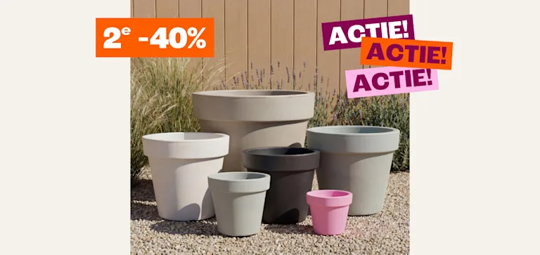 Cardlist - 2e 40% korting op bloempot flores - Week 16/17 - NL/BE