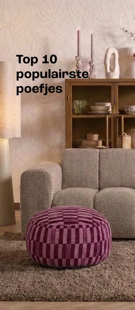 Bekijk de top 10 populairste poefjes