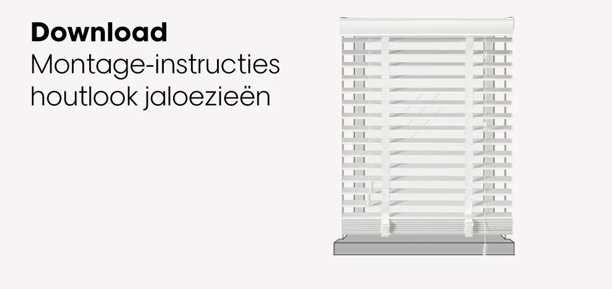 Download montage-instructies houtlook jaloezieën