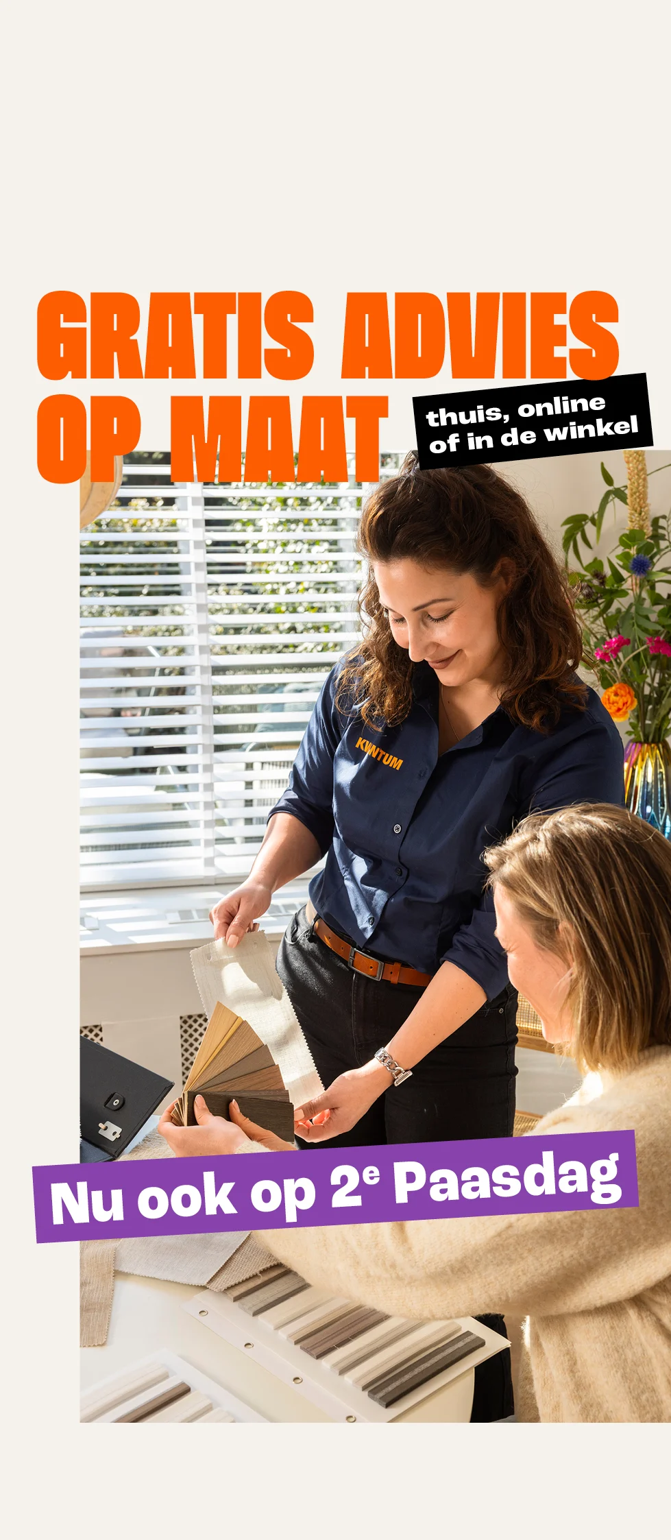 Product tile banner - Advies aan huis - 2e paasdag