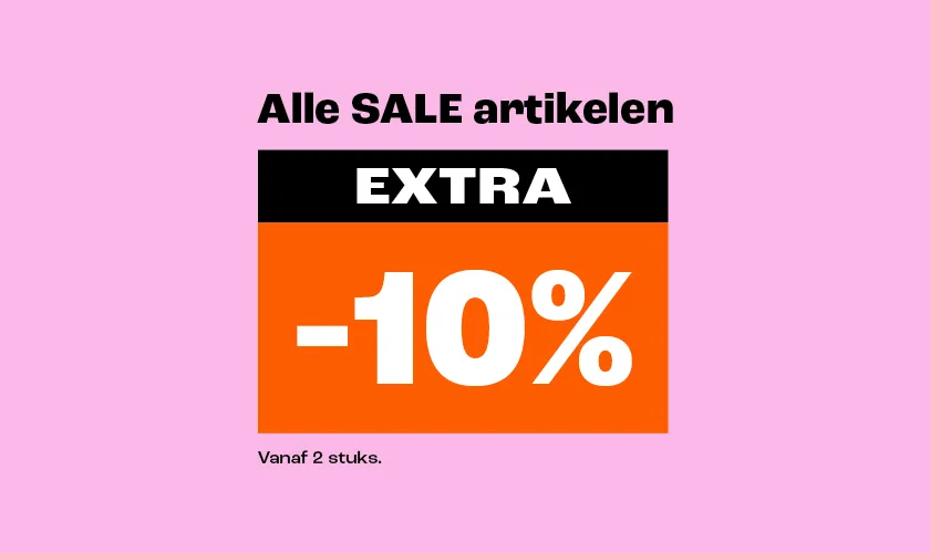 10% extra korting op sale