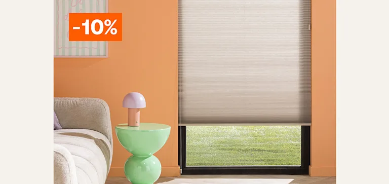 Alle plissé gordijnen op maat 10% korting