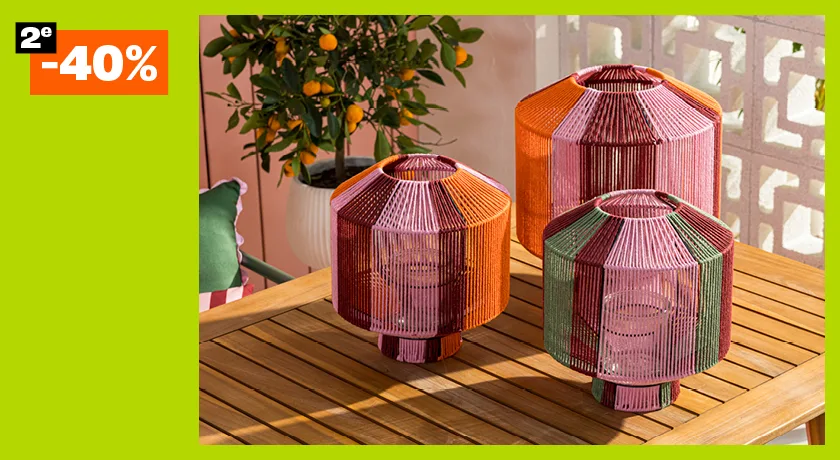 Alle tuindecoratie 2e 40% korting