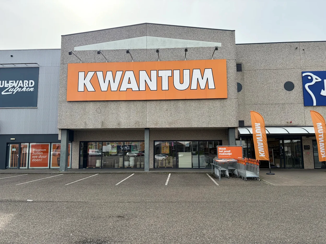 Voorgevel van Kwantum in Zutphen